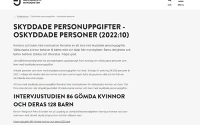 Rapport om att brister i rutiner röjer gömda kvinnor och barn